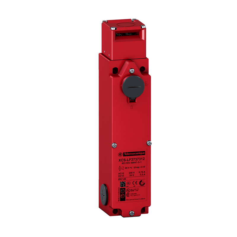 Chave Segurança Eletromagnética Seletor Com Chave 4 A 24Vca 2NA+4NF XCSLF3737312 Telemecanique