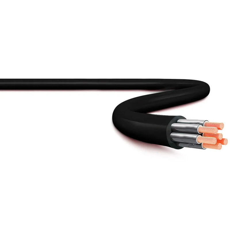 Cabo Controle 1KV 70 Graus Celsius PVC 6x1,5mm Preto 280106008 Induscabos