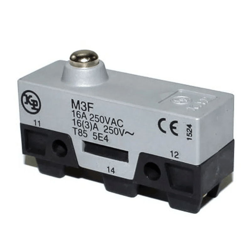 Micro Chave Botão Curta 1NA+1NF 250 V 16 A M3F KAP