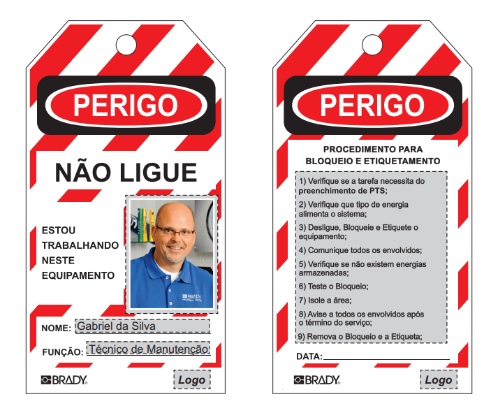 Cartao Ident Bloq Autolamin CT8100 Brady
